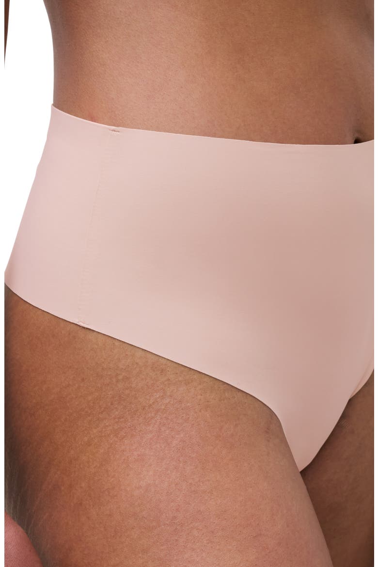 Defi High Waist Thong, Alternate, color, NUDE BLUSH