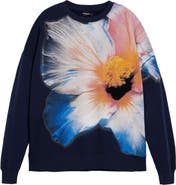 Desigual Pansy Cotton Graphic Sweatshirt