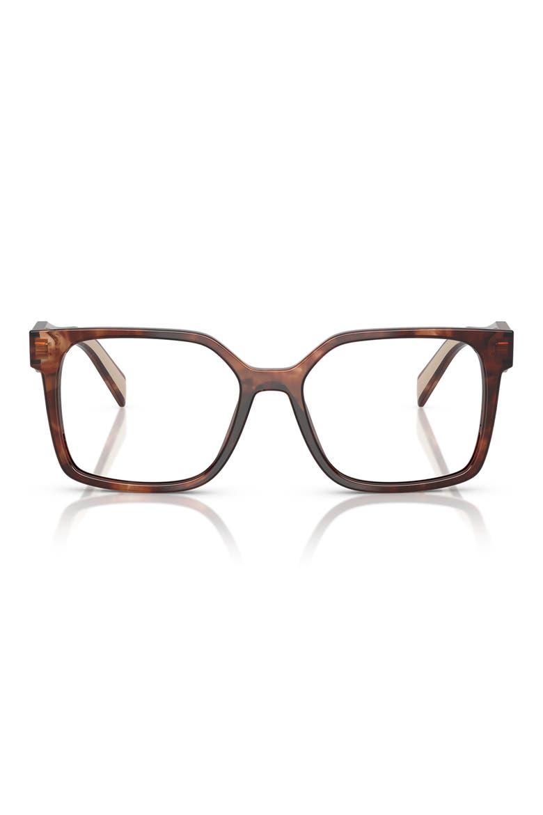 54mm Rectangular Optical Glasses, Main, color, CARAMEL