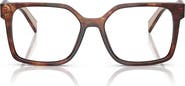 Prada 54mm Rectangular Optical Glasses