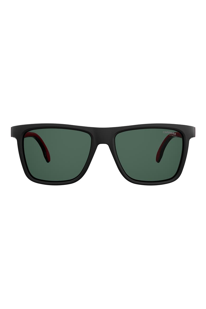 Gender Inclusive 5047/S Rectangle Sunglasses, Main, color, BLACK