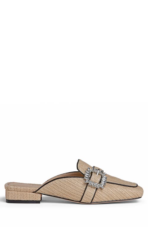 Allegra James Anais Raffia Slide In Natural