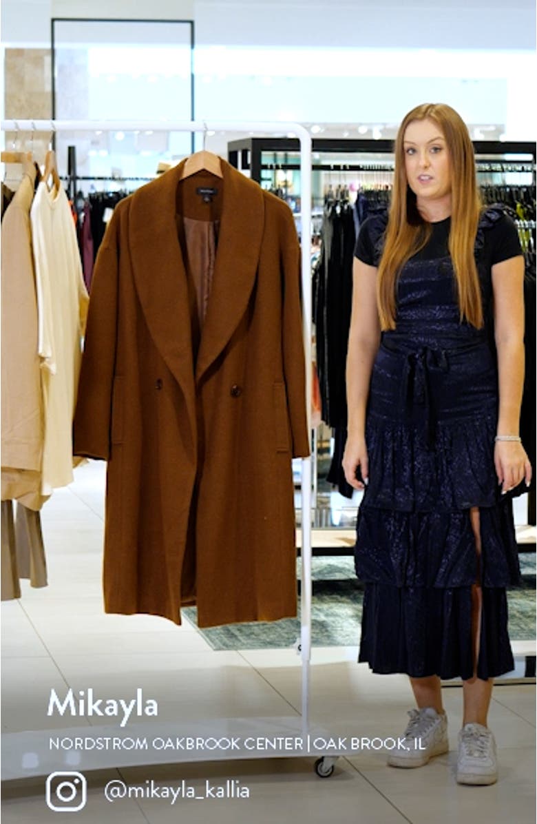 Long Double Breasted Coat, sales video thumbnail