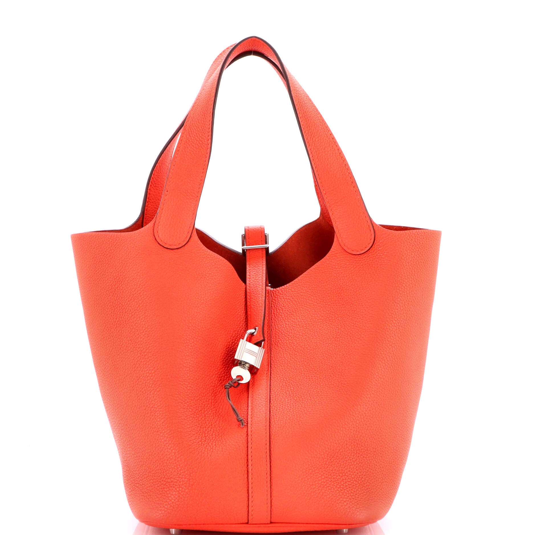 Pre-Owned Hermes Picotin Lock Bag Maurice MM, Main, color, Capucine