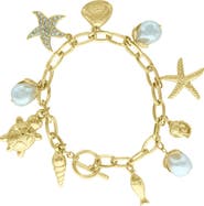 OLIVIA WELLES Mermaid Dreams Charm Bracelet