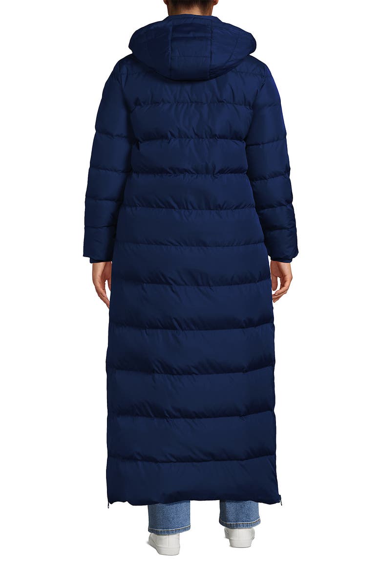 Plus Size Max 600 Down Long Maxi Coat, Alternate, color, Deep Sea Navy