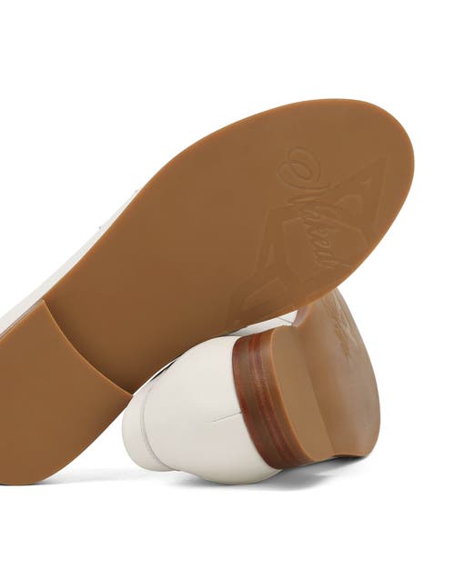 Naked Wolfe Lido Cow Suede Loafer In White