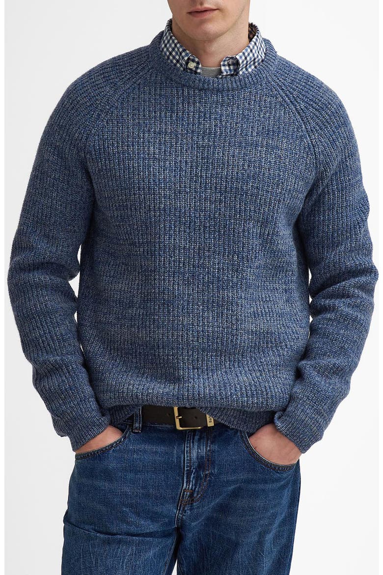Horseford Wool Sweater, Main, color, RIVER BLUE