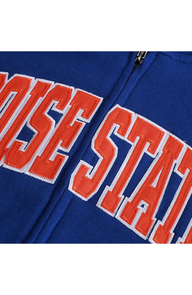 COLOSSEUM Women's Stadium Athletic Royal Boise State Broncos Arched Name Full-Zip Hoodie, Alternate, color, Royal