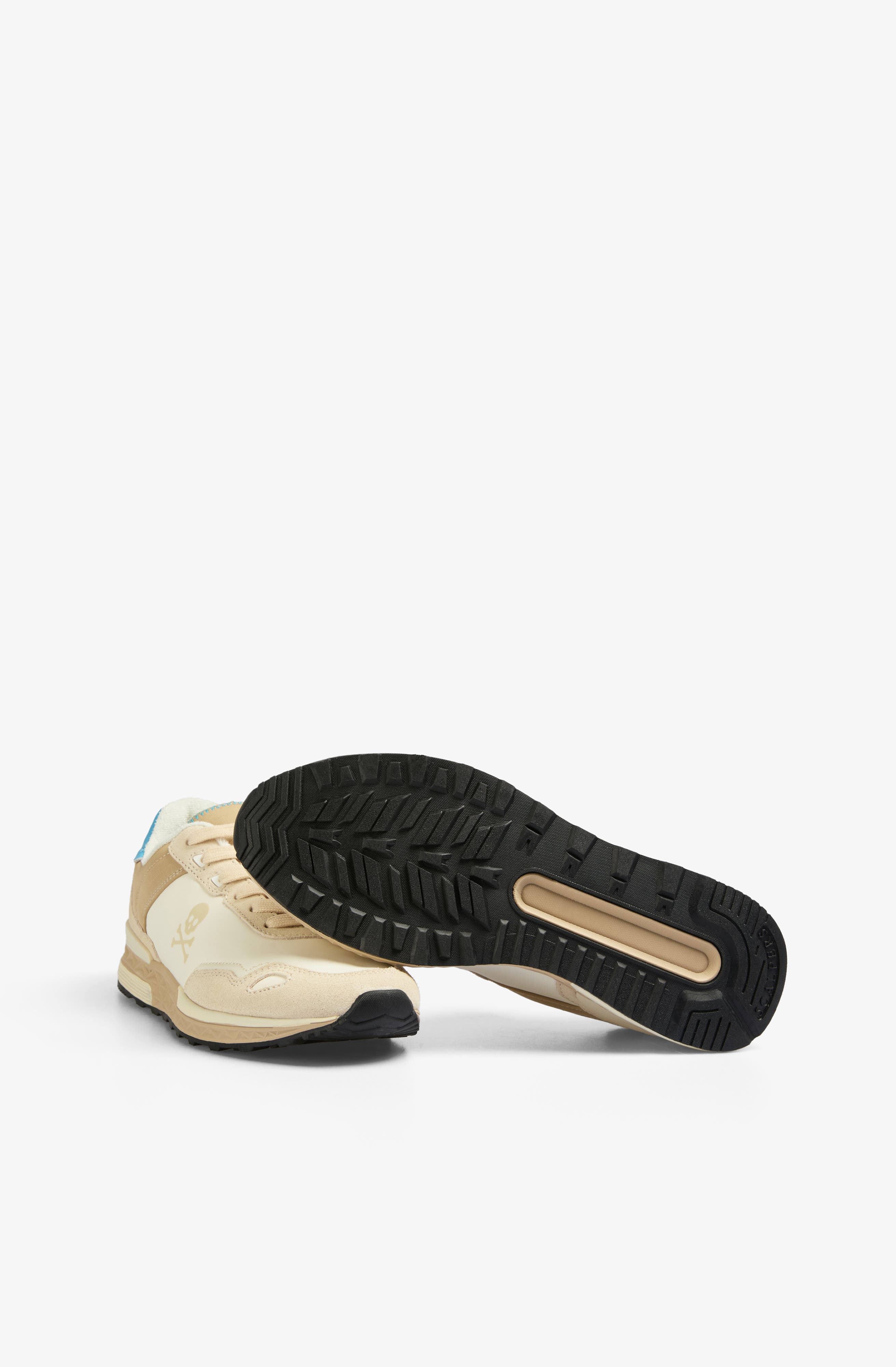 Scalpers Harry Sneakers Woman, Alternate, color, Beige-Blue