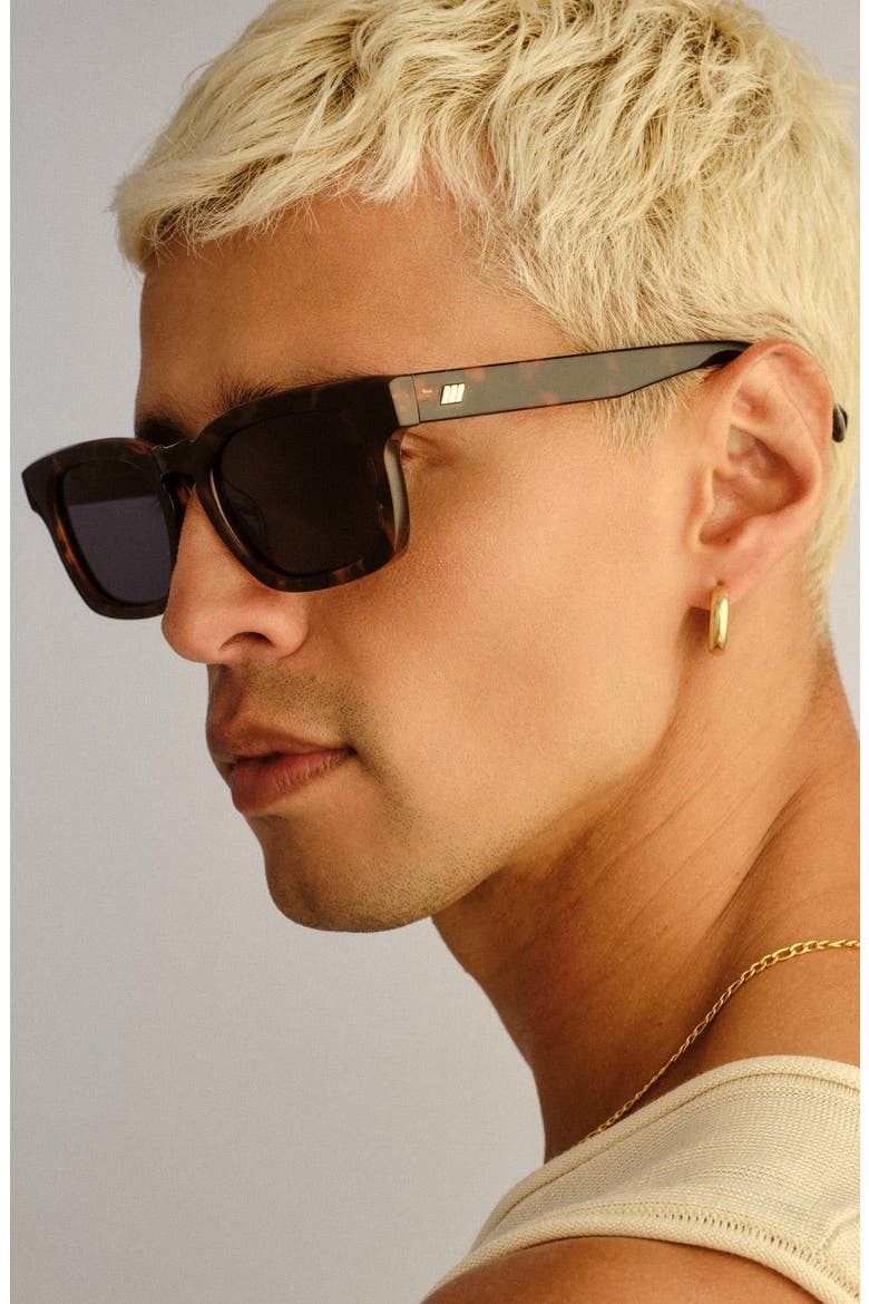 Iceman 52mm Square Sunglasses, Alternate, color, TOKYO TORT / SMOKE MONO