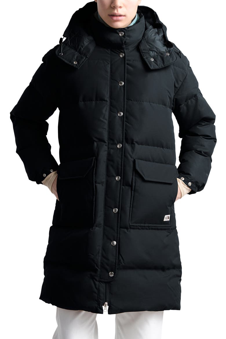 Sierra Water Repellent Down Parka, Main, color, TNF BLACK
