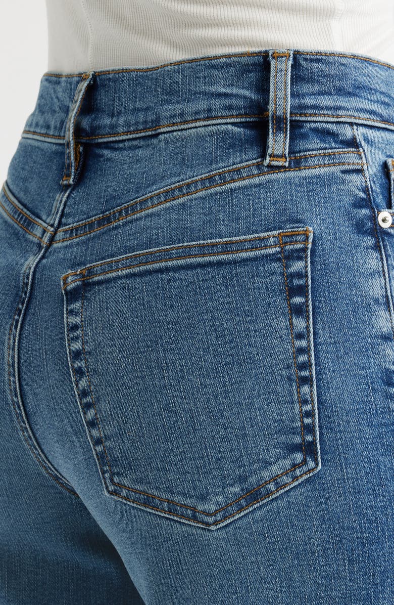 FRAME Le Slim Palazzo Cuffed High Waist Wide Leg Jeans, Alternate, color, Canals