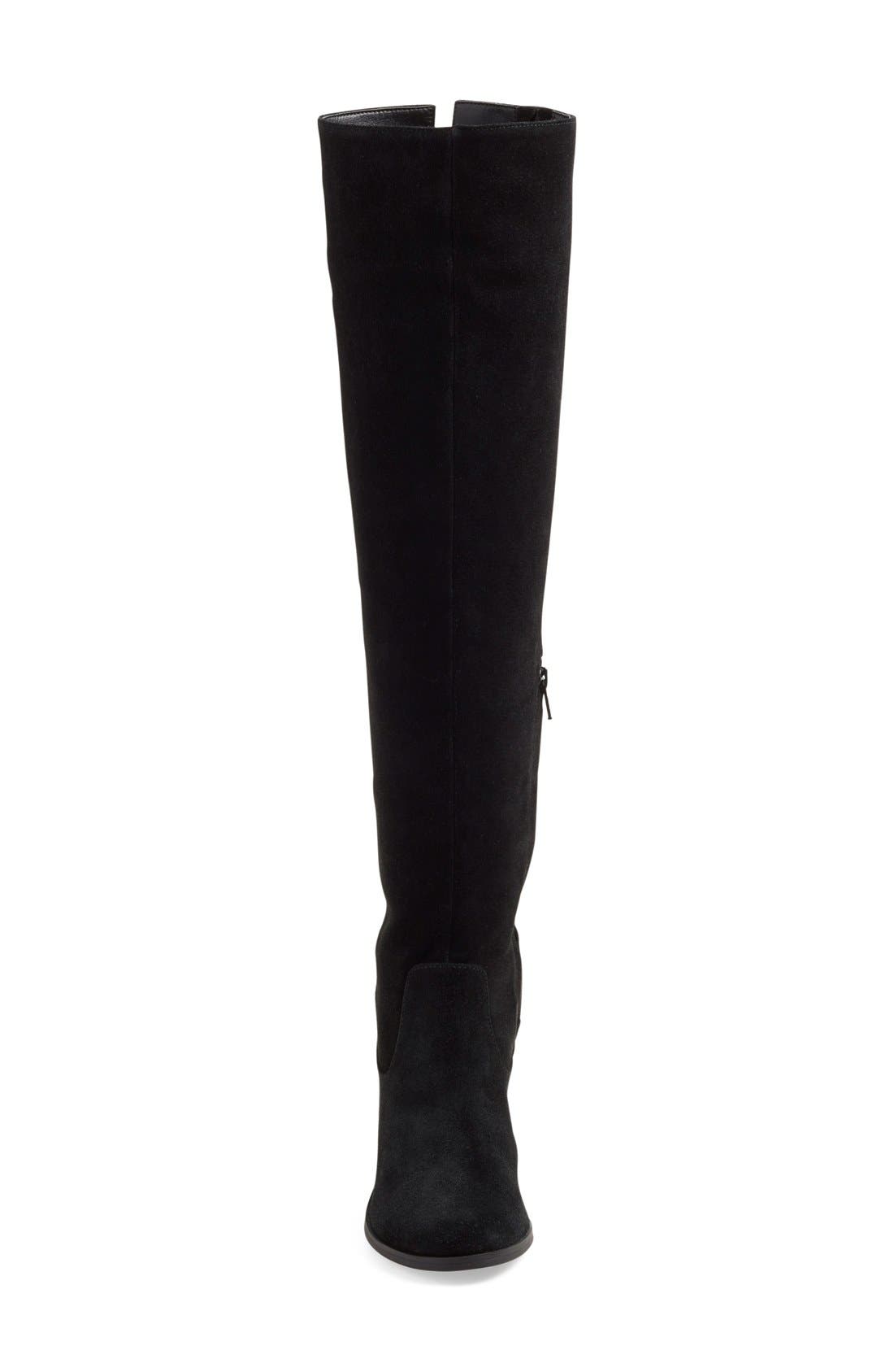 Steve Madden 'Eternul' Over the Knee Block Heel Boot, Alternate, color, 