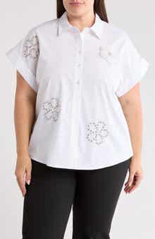BY DESIGN Gemma Button-Up Shirt