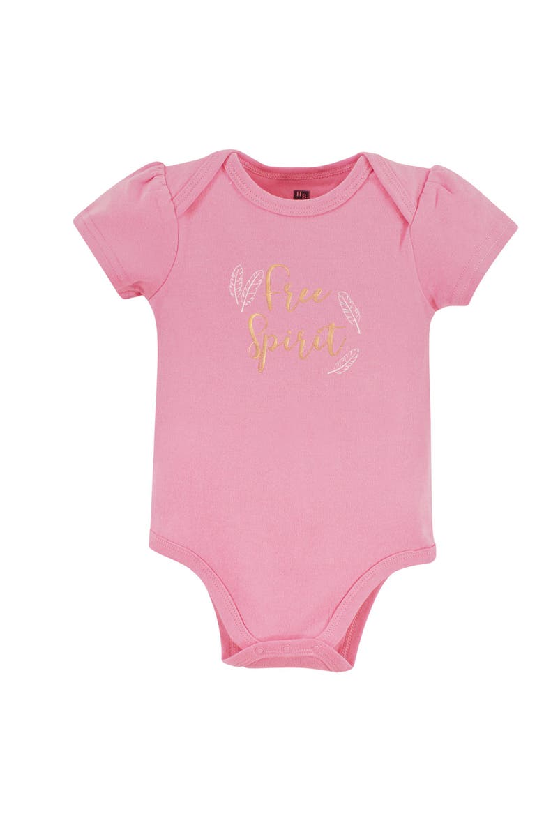 Comfortable All-Cotton Bodysuit 3Pk, Alternate, color, Free Spirit Owl