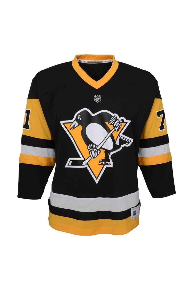 Youth Evgeni Malkin Black Pittsburgh Penguins Home Replica Player Jersey, Alternate, color, Black