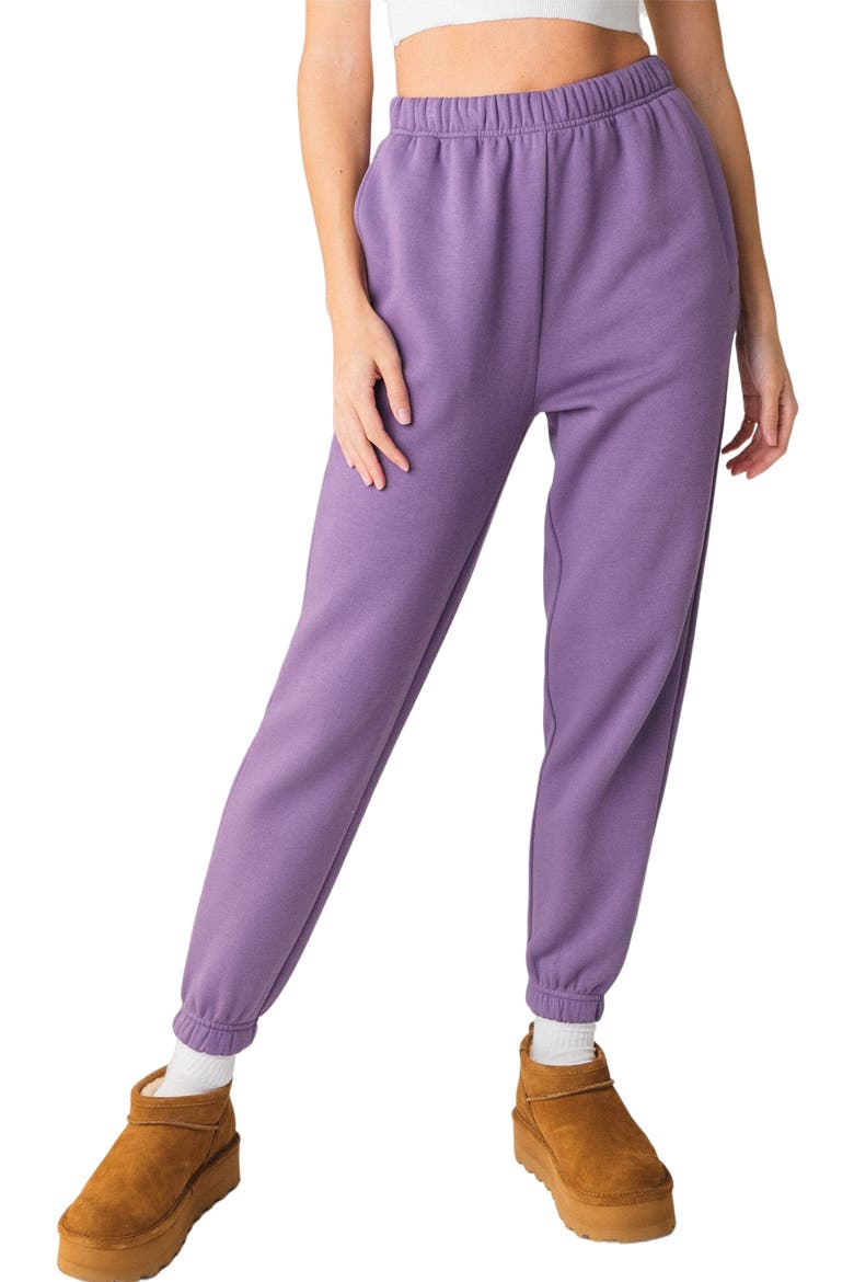 Cozy Uni Jogger, Alternate, color, violet