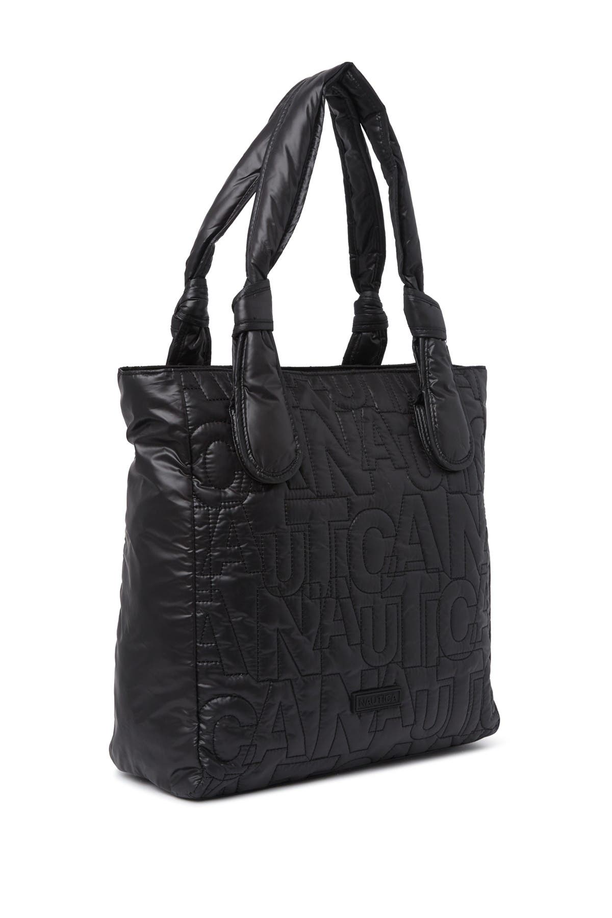 Nautica Tia Logo Embossed Tote Bag, Alternate, color, 