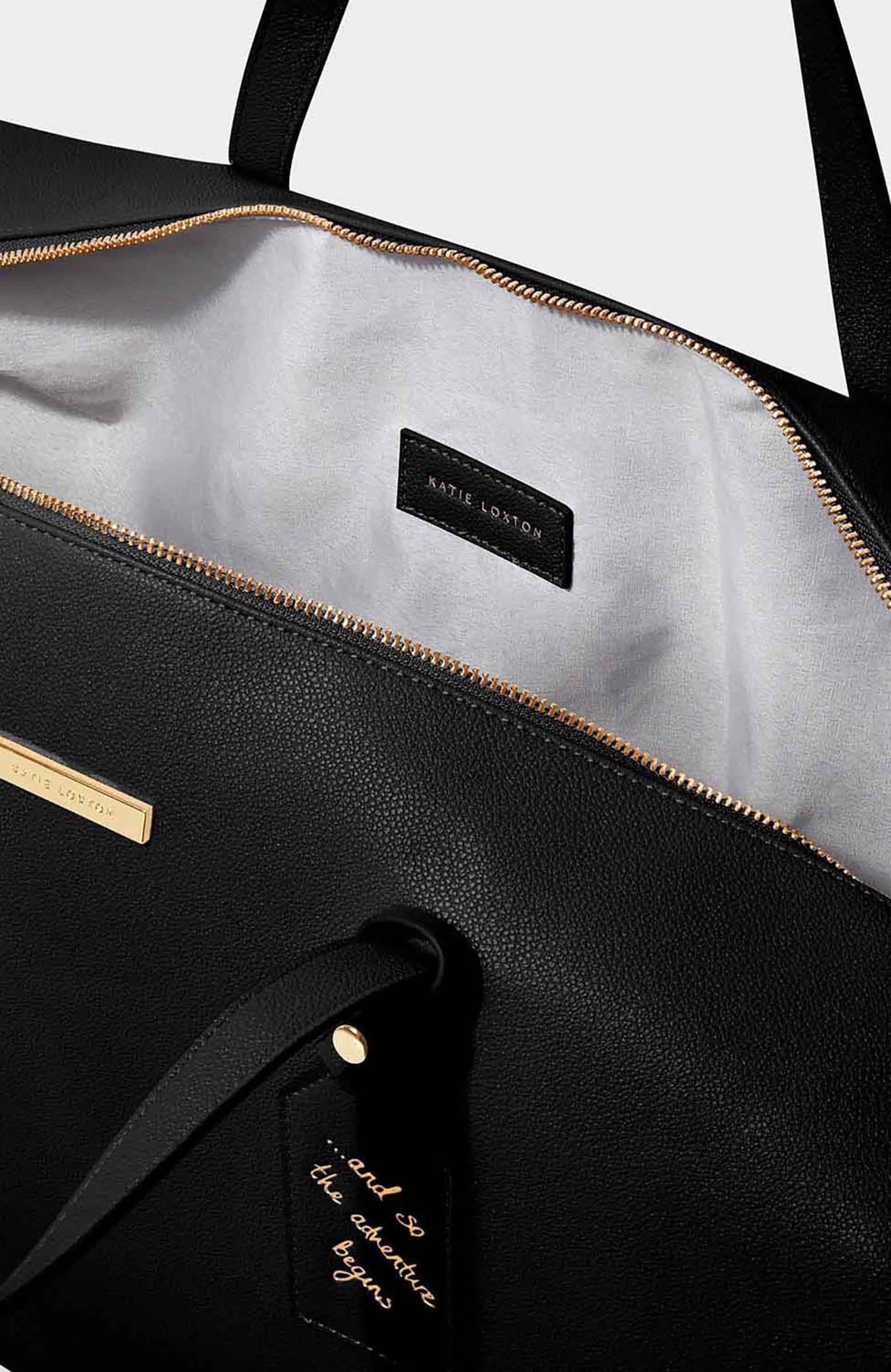 Katie Loxton Weekend Holdall Bag, Alternate, color, Black