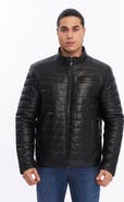 FURNIQ UK Sterling Leather Puffer Jacket
