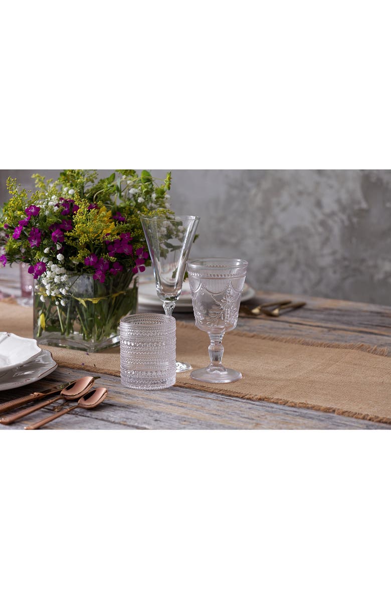 Fortessa Debutante Set of 6 Goblet Glasses, Alternate, color, Clear