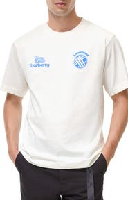 Burberry Logo Badge Cotton T-shirt