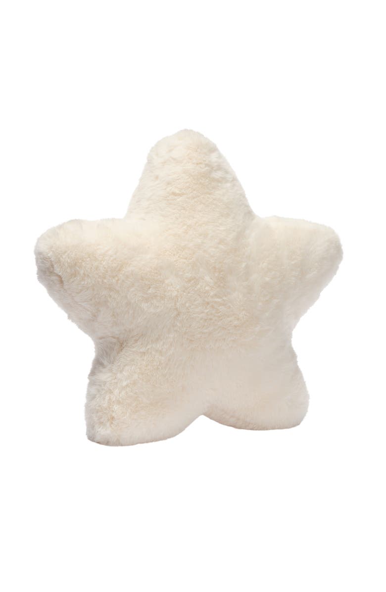 Lambs & Ivy Star Pillow Plush - Ultra Soft Creamy, Alternate, color, Cream