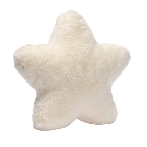 Lambs & Ivy Star Pillow Plush In White