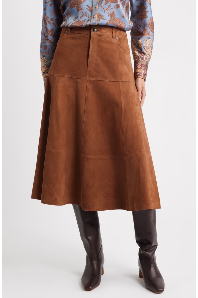 Matty Suede A-Line Skirt (Women) | Nordstrom