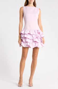 Saphine Ruffle Minidress