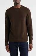 MERZ B SCHWANEN Merino Ribbed Crewneck Sweater