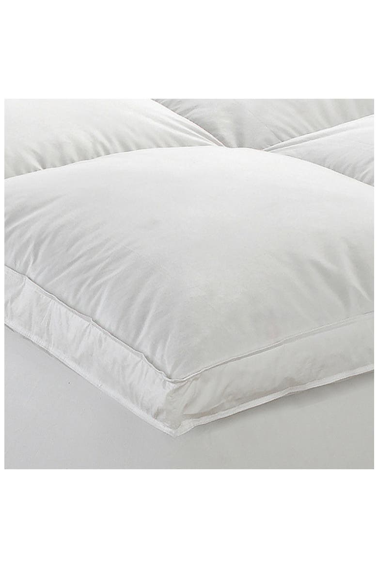 Down-Top Featherbed, Alternate, color, WHITE