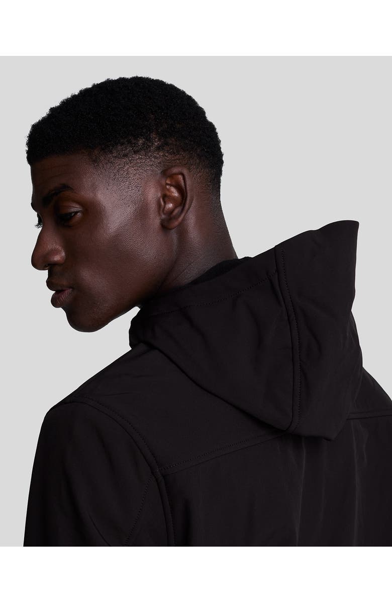 Lyle & Scott Fleece Back Softshell Jacket, Alternate, color, Jet Black
