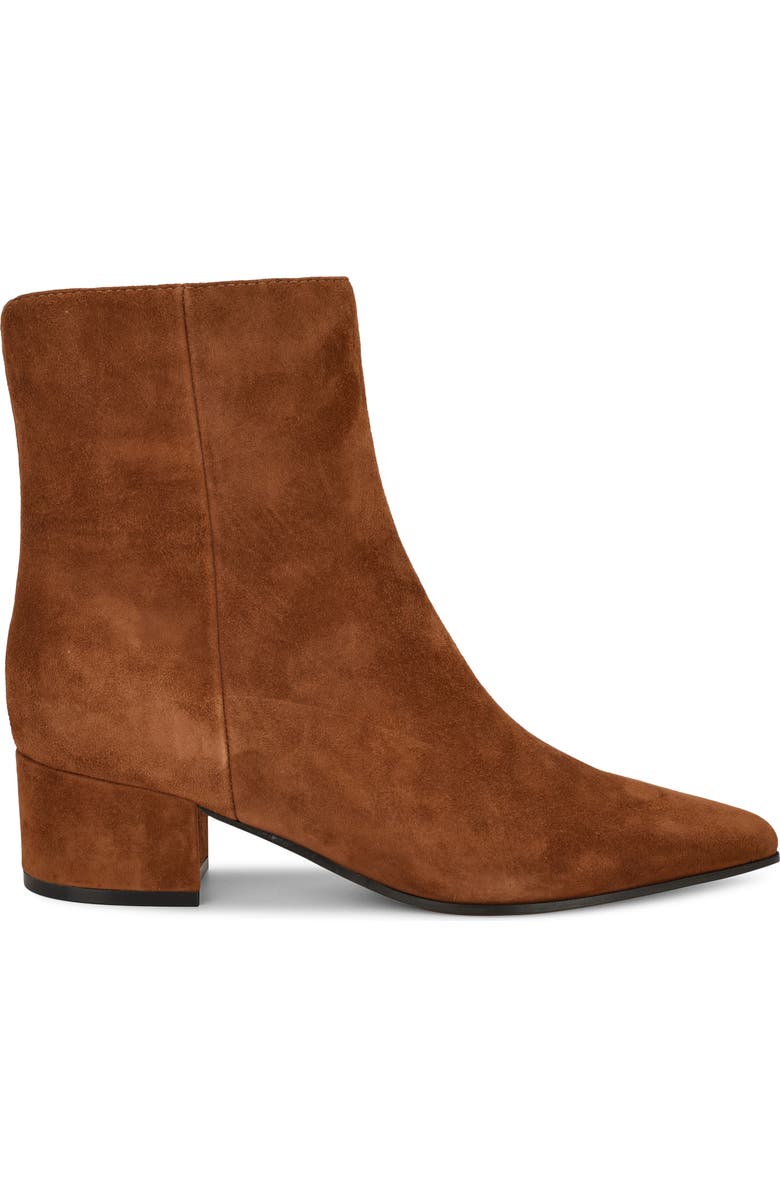 Nine West Maribu Pointed Toe Bootie, Alternate, color, Dark Natural