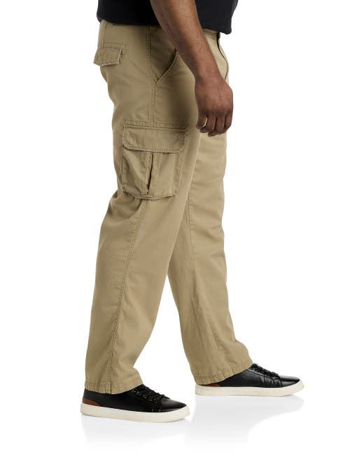 True Nation By Dxl Big & Tall Broken-in Relaxed Fit Cargo Pants