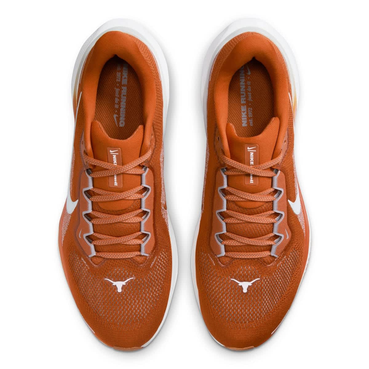 Nike Unisex Nike Texas Orange Texas Longhorns Zoom Pegasus 41 Running Shoes, Alternate, color, 