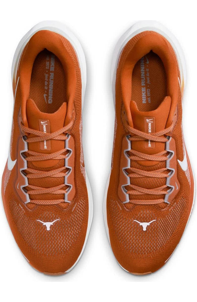 Nike Unisex Nike Texas Orange Texas Longhorns Zoom Pegasus 41 Running Shoes, Alternate, color,