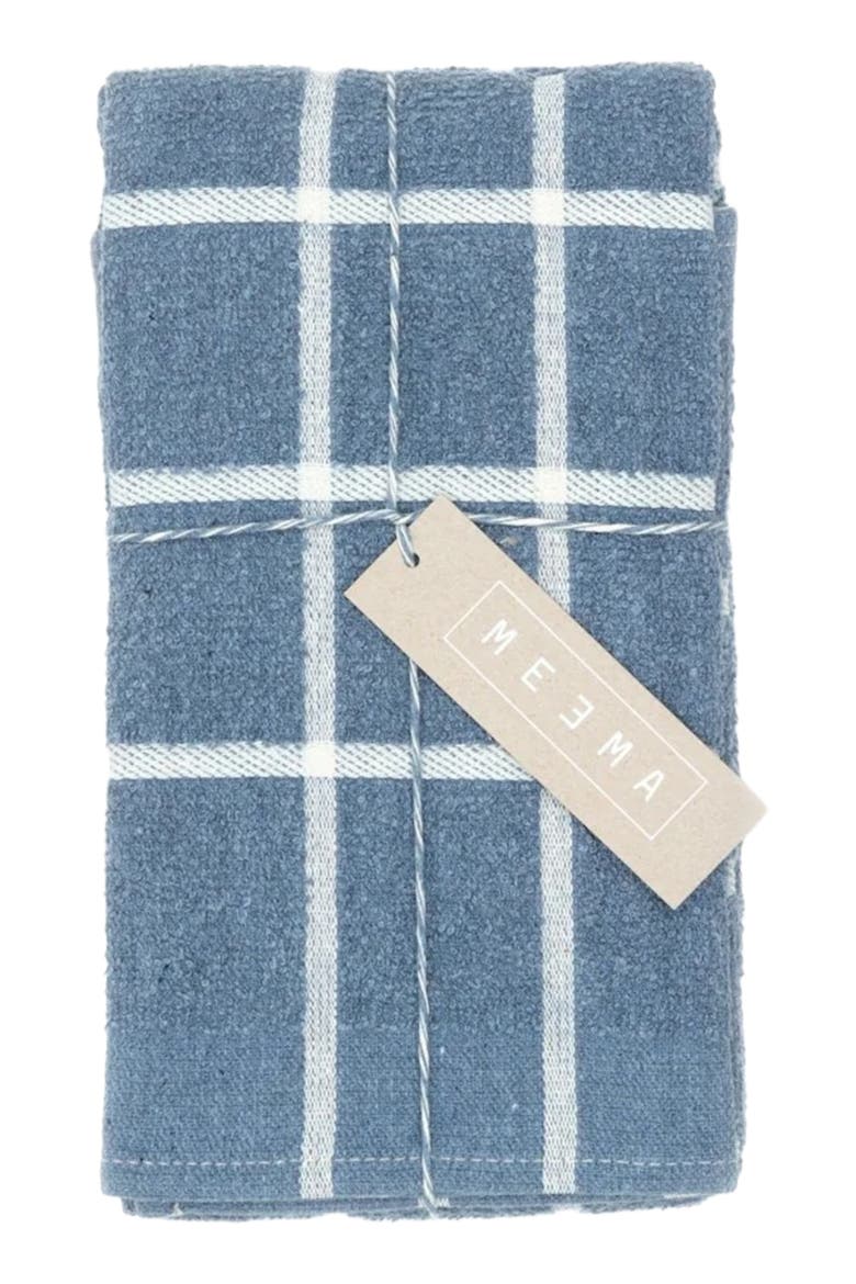 Terry Kitchen Towels Set of 4, Main, color, Blue