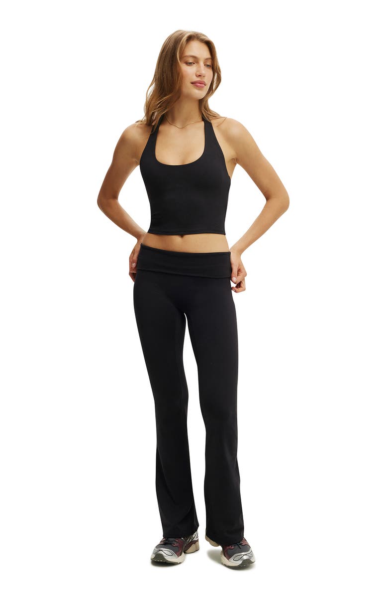 COTTON ON BODY Women's Active Ultra Soft Halter Neck Tank, Alternate, color, Black