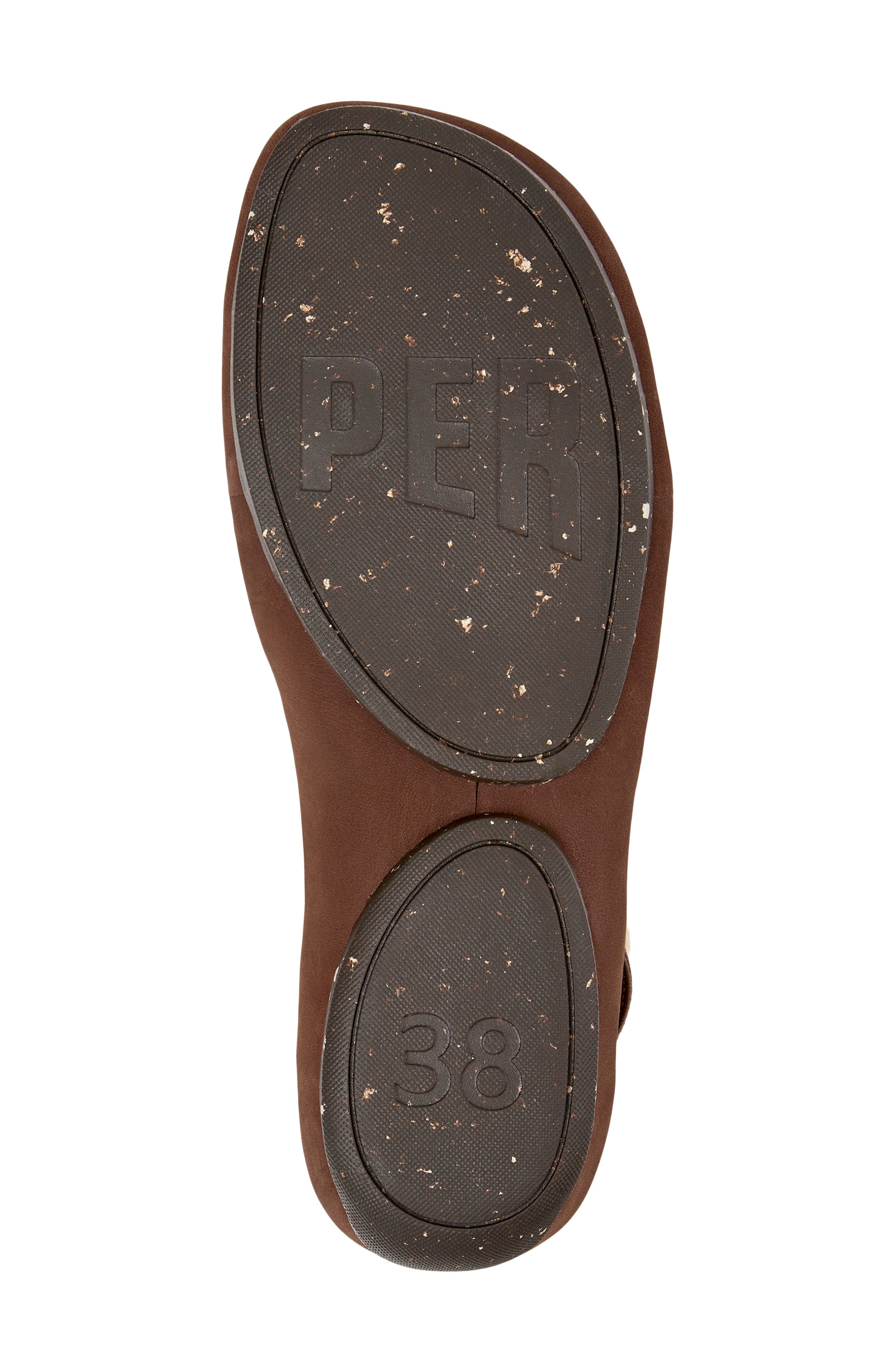 Camper Right Isla Slingback Sandal, Alternate, color, Medium Brown