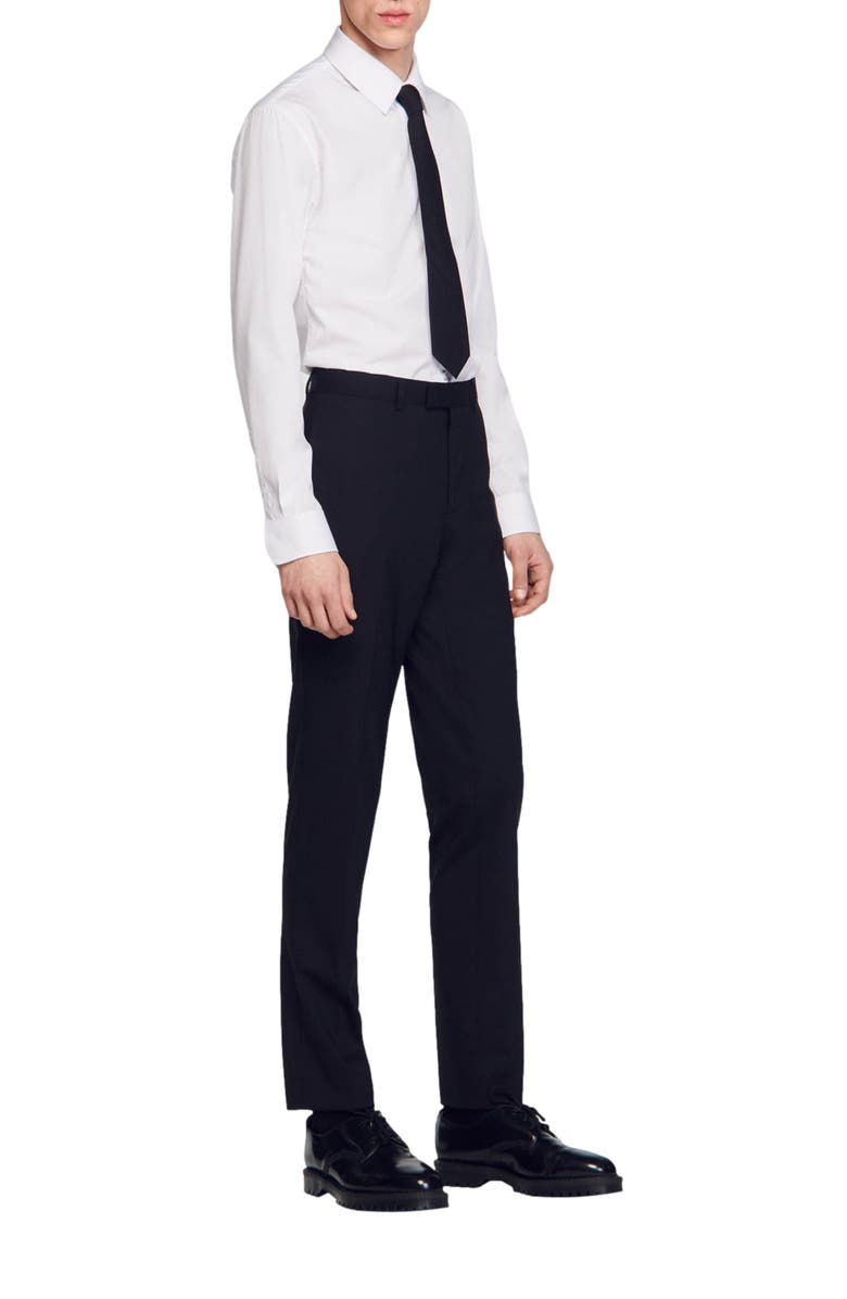 SANDRO Classic suit trousers, Alternate, color, 