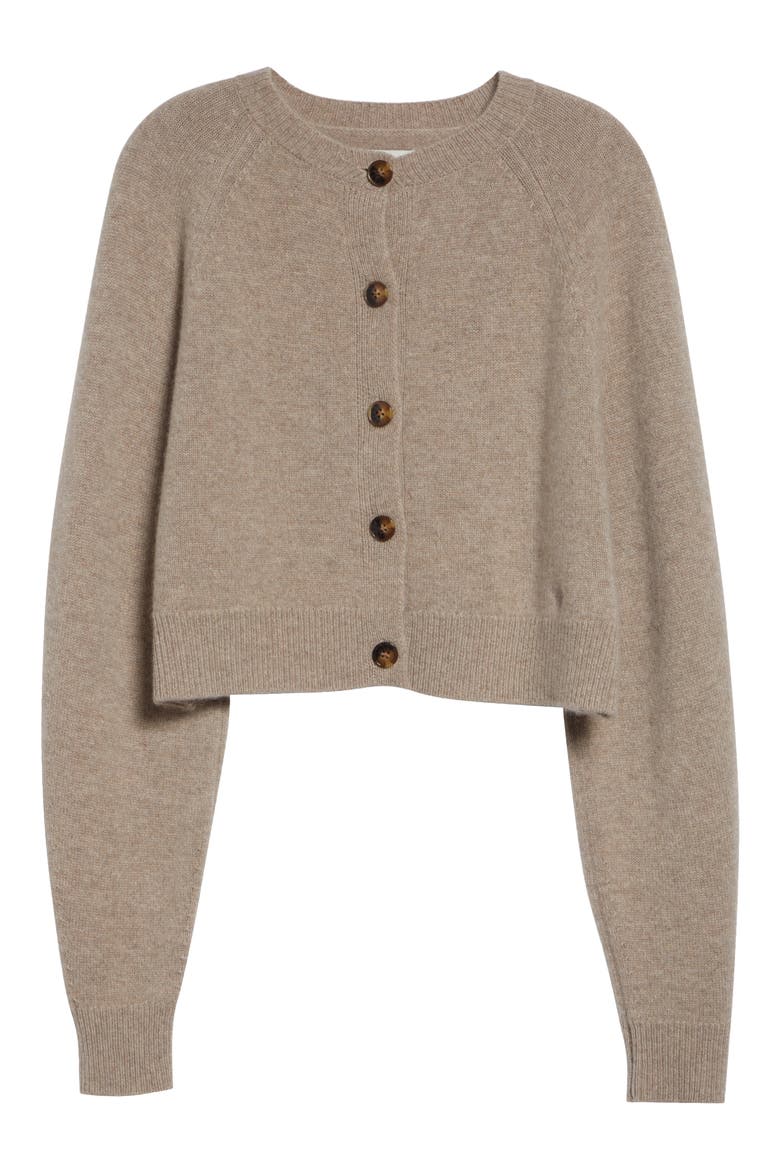 Heike Crop Cardigan, Main, color, COAST BEIGE