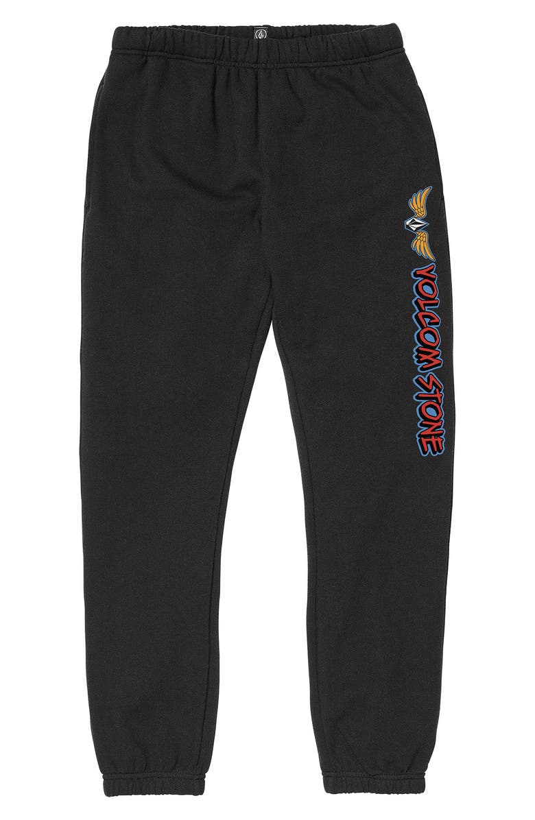 Volcom Kids' Caiden Fleece Logo Sweatpants, Main, color,