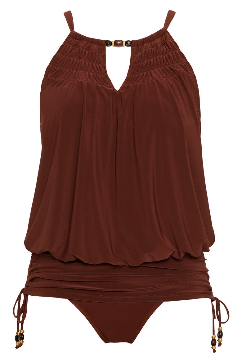 Marley Shanice Underwire One-Piece Swimsuit, Alternate, color, CHESTNUT