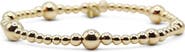 Bowood Lane Luna Gold Filled Beaded Bracelet