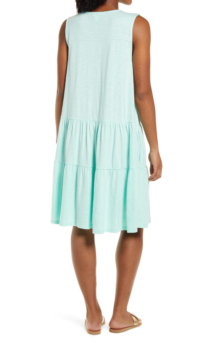 Caslon<sup>®</sup> Tiered Jersey Shift Dress, Alternate, color, 