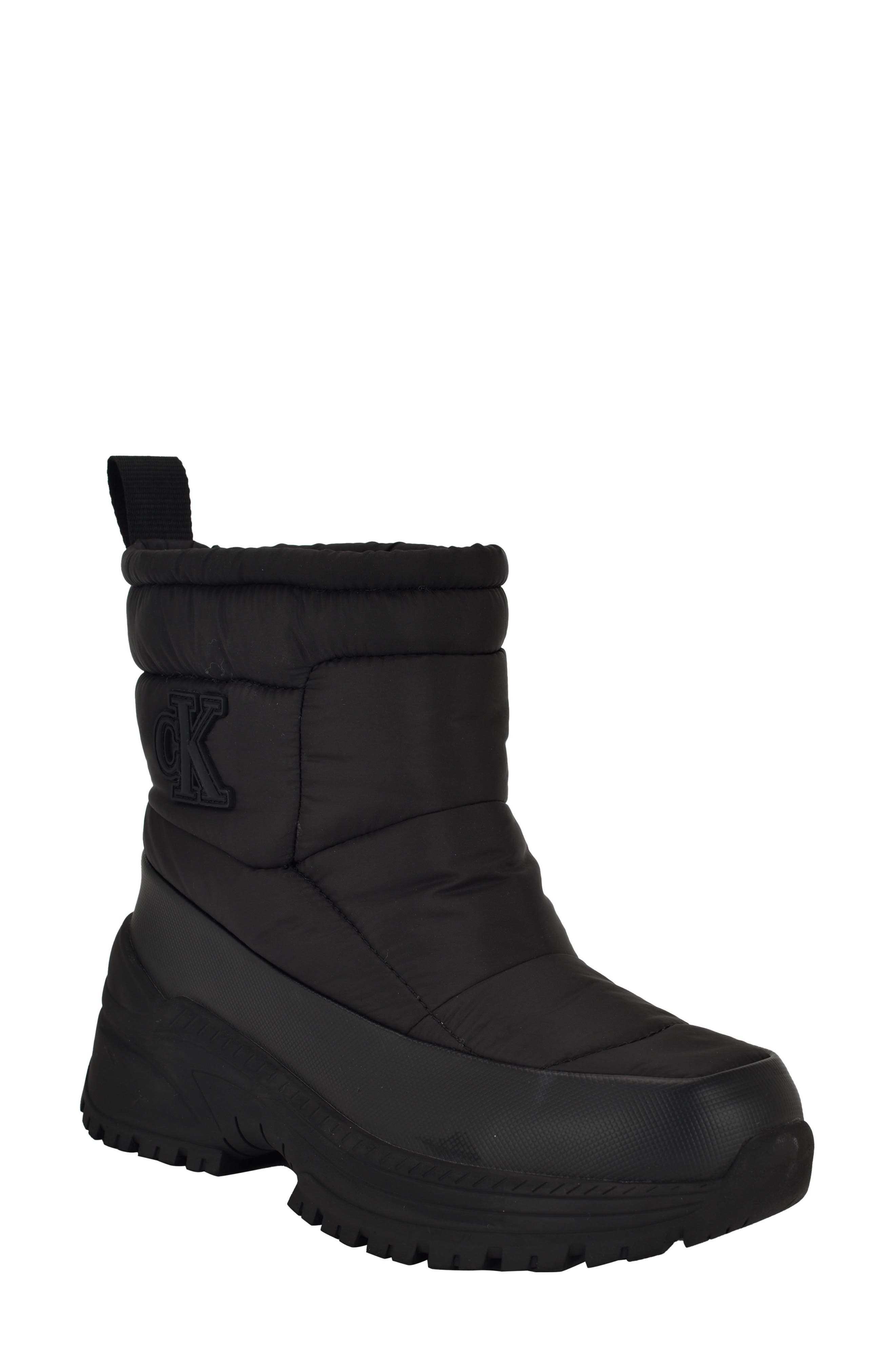 Calvin Klein Nelsa Bootie, Main, color, Black