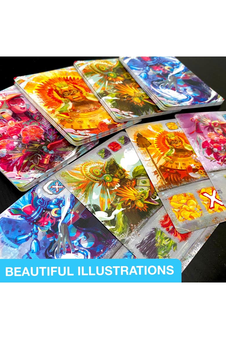 Coatl Card Game Pattern Building Card Game 10+, Alternate, color, Multicolored