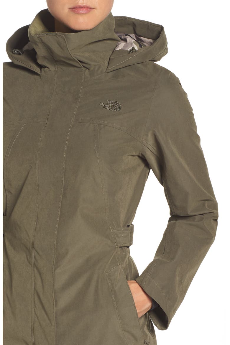 Laney II Trench Raincoat, Alternate, color, NEW TAUPE GREEN